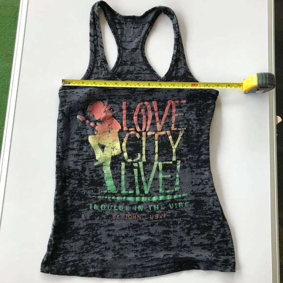 Love City Live Black/charcoal tank, S - Picture 9 of 11